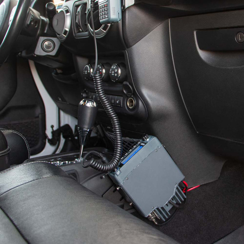 Load image into Gallery viewer, JKU Jeep Radio Kit - with GMR45 POWER HOUSE Mobile Radio for Jeep JKU • 4 Door Only
